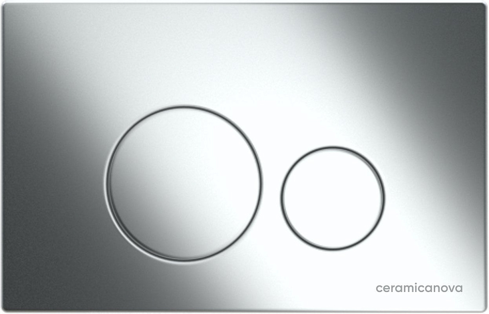 Система инсталляции для унитазов Ceramicanova Envision Round CN1001CH, кнопка хром