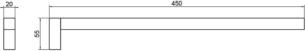 Полотенцедержатель Timo Selene 10051/00 хром