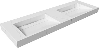 Раковина Armadi Art Flat Calacatta 140