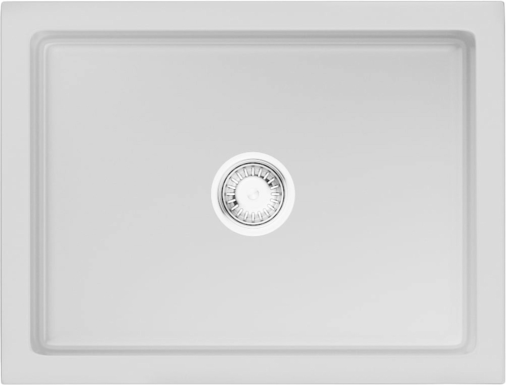 Мойка кухонная Omoikiri Mikura 61-WH Glossy белая