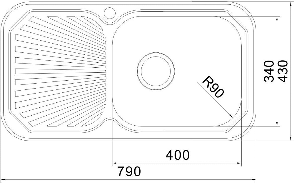 Мойка кухонная Oulin OL-307