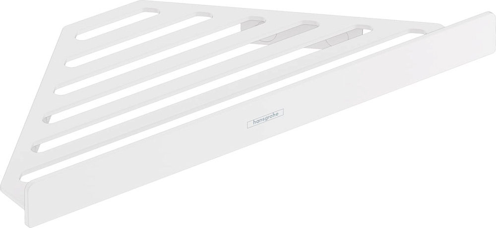 Полка Hansgrohe AddStoris 41741700 угловая, матовая белая