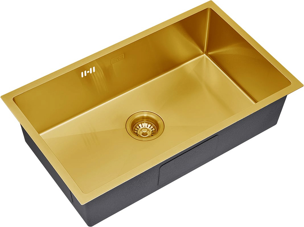 Мойка кухонная S.K.Sanitary SKS 7444 BRONZE с сифоном