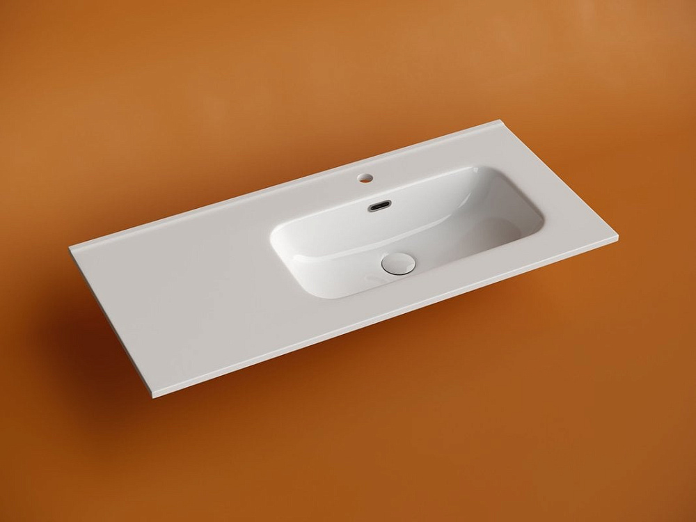 Мебельная раковина Ceramicanova Element прямоугольная 101 см с чашей справа