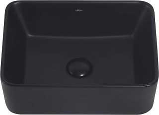 Накладная раковина Abber Rechteck AC2213MB матовая черная