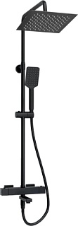 Душевая стойка Wasserkraft Abens 2000 A299.255.130.BM Thermo, с термостатом, черная