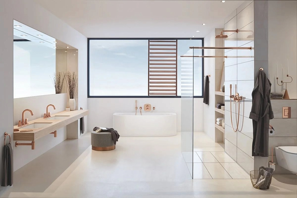Кронштейн для верхнего душа Grohe Grandera 27986DA0 теплый закат