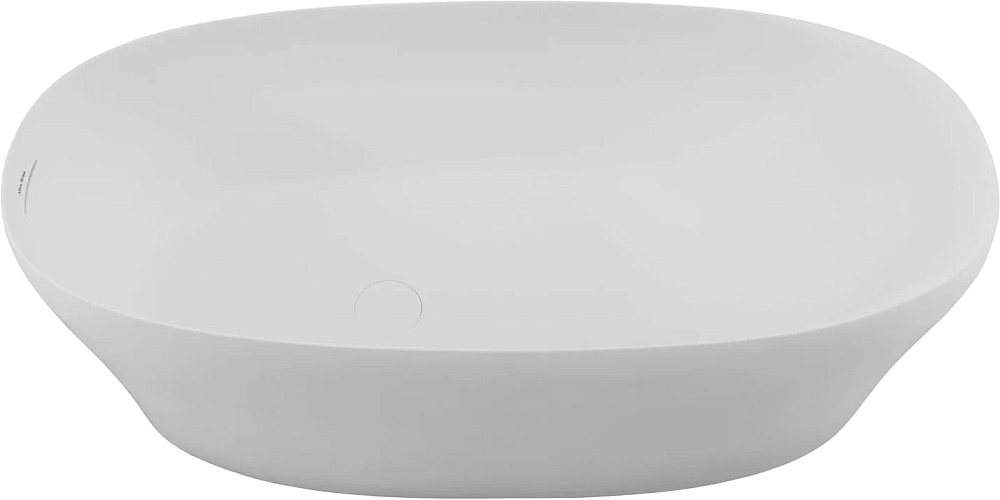 Ванна из искусственного камня Allen Brau Krion Neo 170x80 см, отдельностоящая, матовая белая, овальн