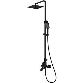 Душевая стойка Wonzon & Woghand FLEX WW-88047072-MB, матовая черная