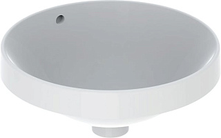 Раковина Geberit Variform 40 с переливом, белая
