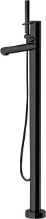 Напольный смеситель для ванны с душем Gattoni Circle One 9008/90NO, nero opaco