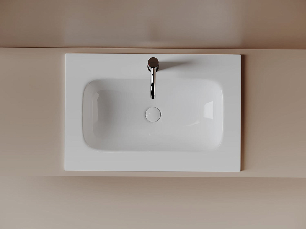 Мебельная раковина Ceramicanova Grace CN7031, белая