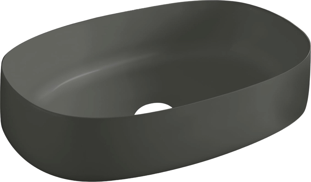 Накладная раковина ArtCeram Cognac COL003 grigio oliva, 55 см