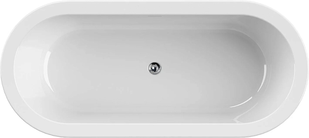 Акриловая ванна Cezares Slim 180x80 см, SLIM CENTRAL-180-80-60-W37-SET