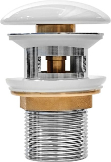 Донный клапан для раковины IDDIS Optima Home OPHWS0Wi88, белый глянцевый