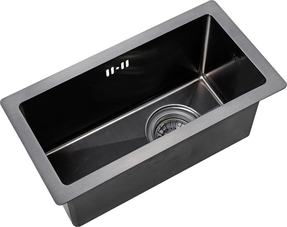 Дополнительная мойка Zorg Inox PVD 2344 grafit