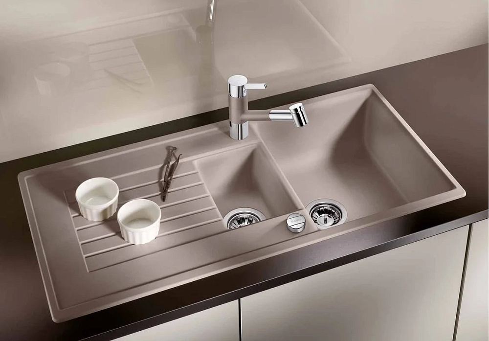 Смеситель для кухни Blanco Tivo-S Silgranit 517619