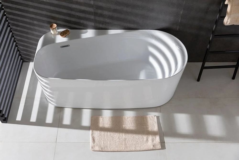 Отдельностоящая ванна Allen Brau Priority 1 170x80 см, белая матовая, 2.31001.21