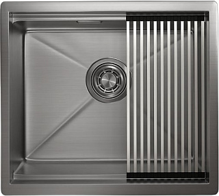Мойка кухонная Granula Kitchen Space 5045U, сталь сатин