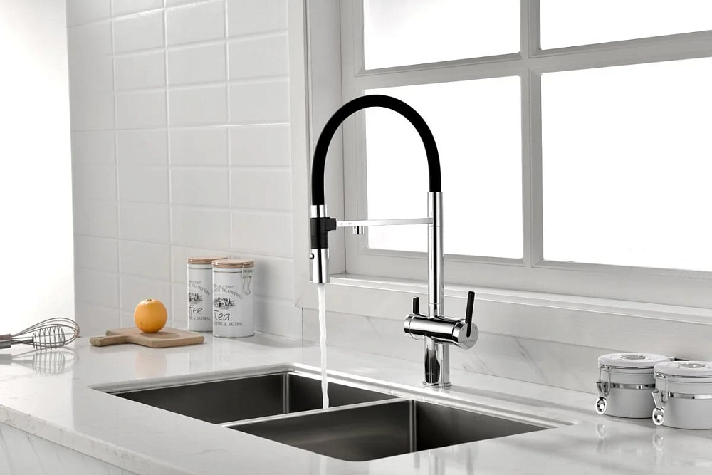 Смеситель для кухни Paulmark Gravity Gr213888-CR, хром