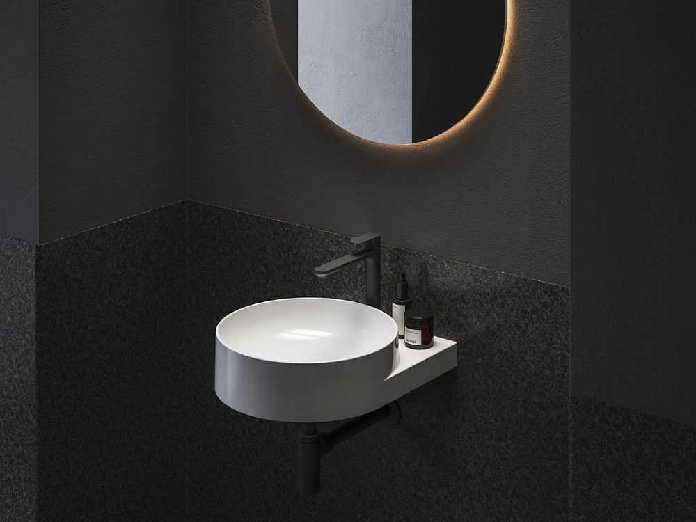 Смеситель для раковины Ravak Eleganta EL 014.21BLM BeCool, матовый черный