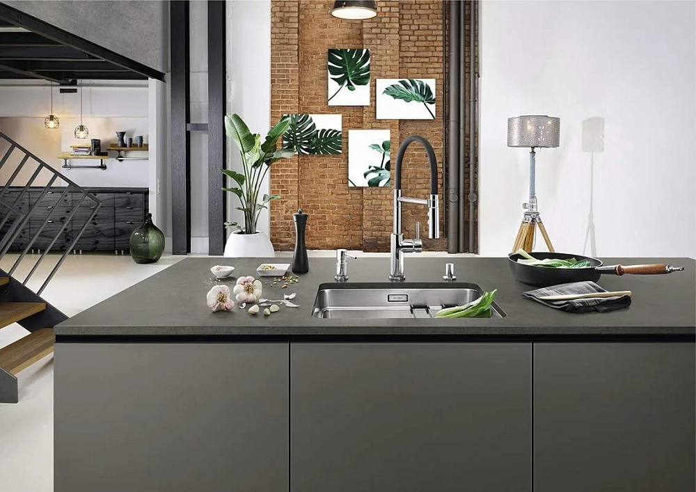 Смеситель для кухни Blanco Catris-S Flexo 525791 с гибким изливом