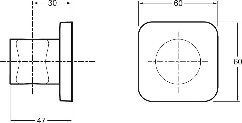 Настенный держатель Jacob Delafon Modulo 8464D-CP