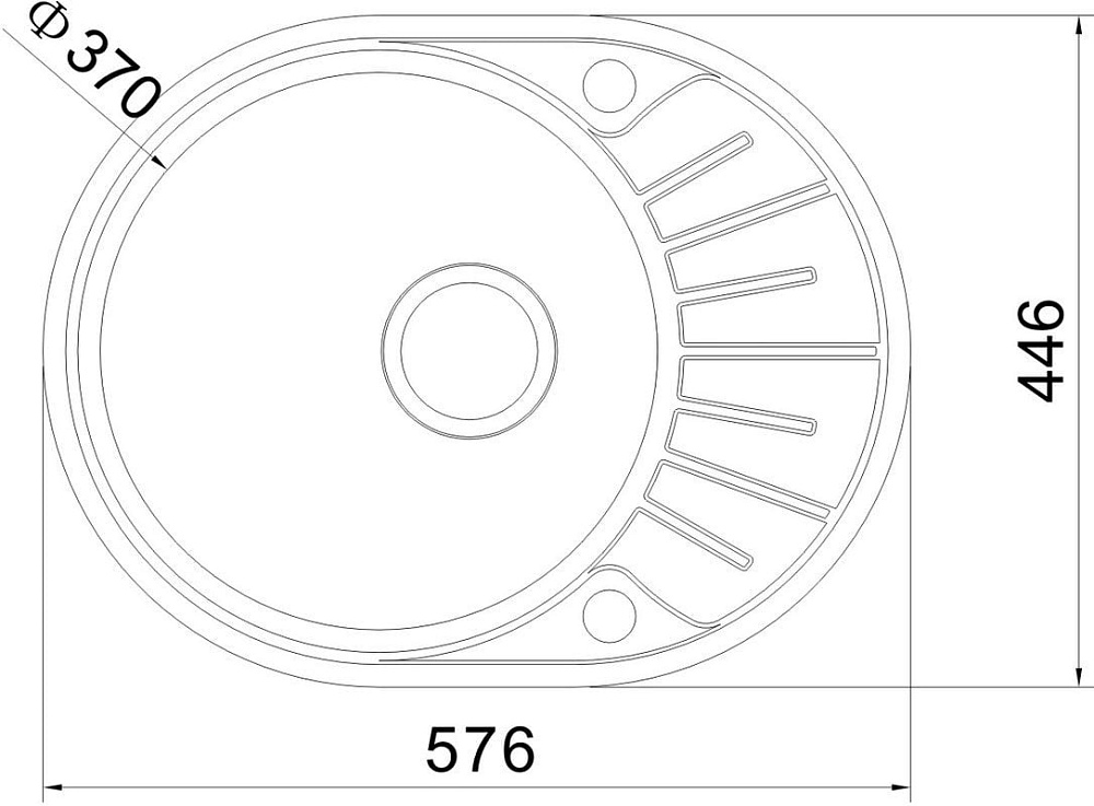Мойка кухонная Oulin OL-R101