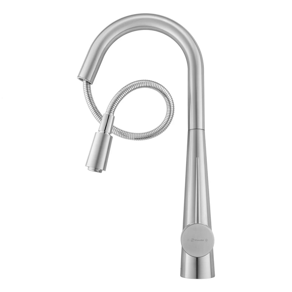 Смеситель для кухни Shouder Iten 0300605 с гибким изливом, хром