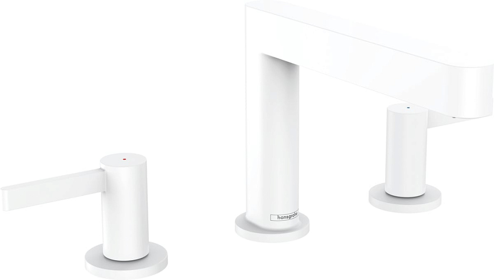 Смеситель для раковины Hansgrohe Finoris 110 76033700 матовый белый