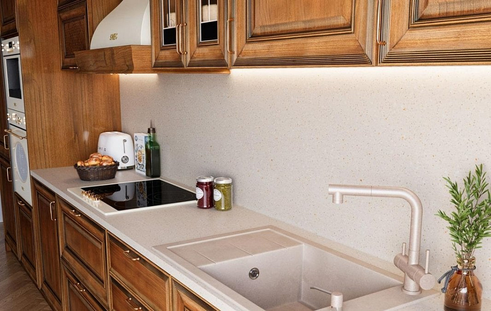 Мойка кухонная Emar Quartz EMQ-1780.Q, берилл