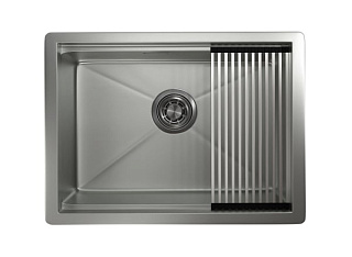 Мойка кухонная Granula Kitchen Space 6045U матовая сталь