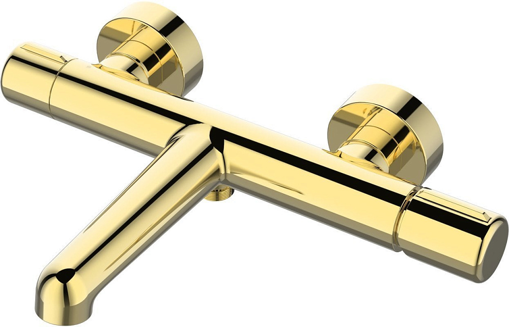 Смеситель для ванны с душем BelBagno Uno VASM ORO