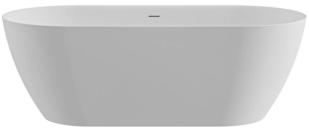 Ванна из искусственного камня Cezares Relax Solid Surface 170x80 см, отдельностоящая, матовая белая,