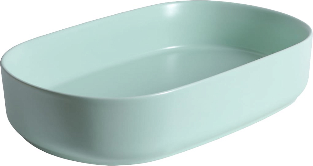 Накладная раковина Allen Brau Fantasy Oval 55x36, мятная