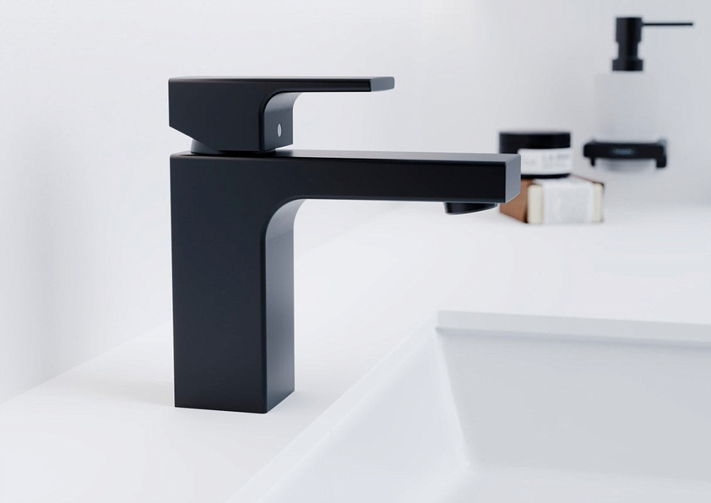 Смеситель для раковины Hansgrohe Vernis Shape 71569670 черный