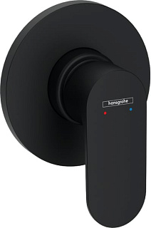 Встраиваемый смеситель Hansgrohe Rebris S 72648670 С ВНУТРЕННЕЙ ЧАСТЬЮ, черный мато