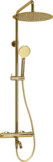 Душевая стойка Wasserkraft Sauer A188.263.207.PG Thermo, с термостатом, золото