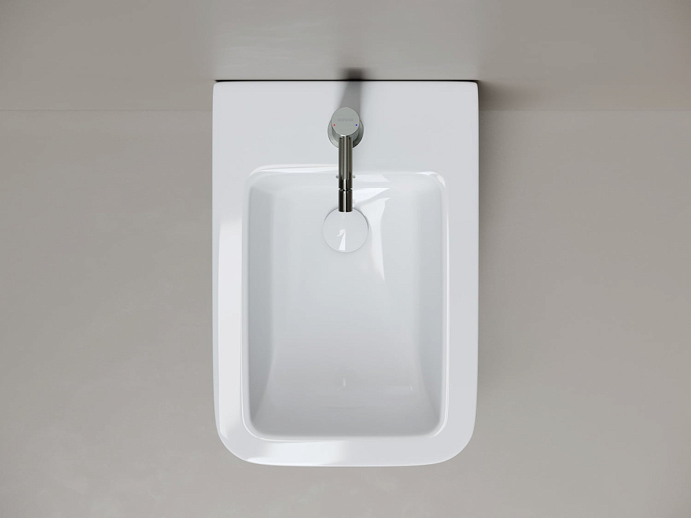 Биде подвесное Ceramicanova Miro CN11004 белый