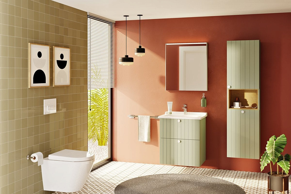 Зеркало-шкаф VitrA Core 60 R с подсветкой, антрацит