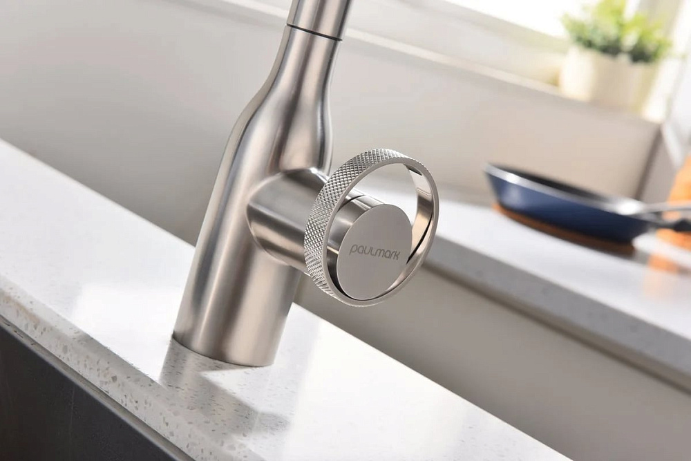Смеситель для кухни Paulmark Urban Ur213104-NI никель