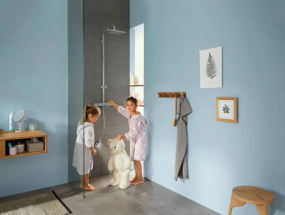 Душевая стойка Hansgrohe Croma 27630000, для душа, с термостатом