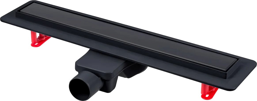 Душевой трап (лоток) Berges Optim Line Black 095508 80 см, матовый черный