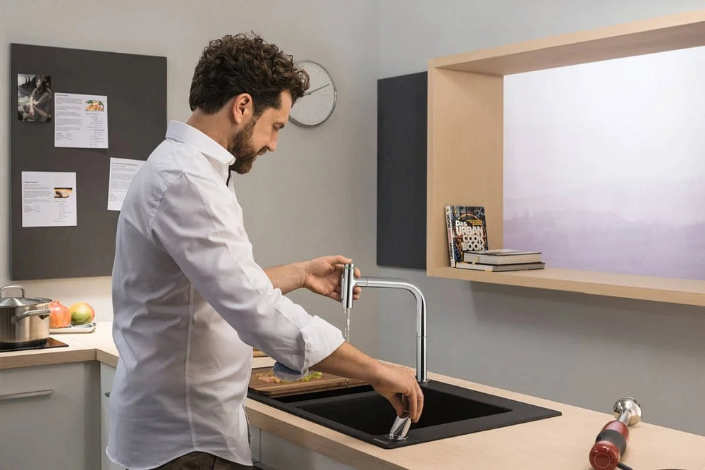 Смеситель для кухни Hansgrohe Metris Select Metris Select 73818000