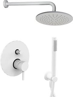 Душевой комплект Paffoni Light KITLIG015BO, С ВНУТРЕННЕЙ ЧАСТЬЮ, белый