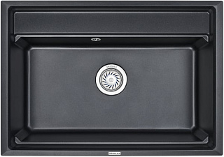 Мойка кухонная Granula Kitchen Space 7301, шварц