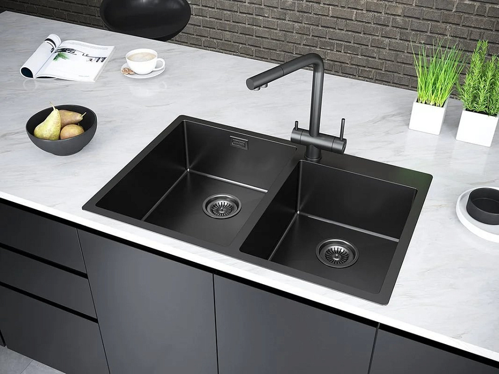 Смеситель для кухни Paulmark Skalen Sk213020-GM