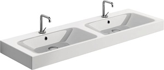 Раковина Kerasan Cento 3536 140 см, двойная