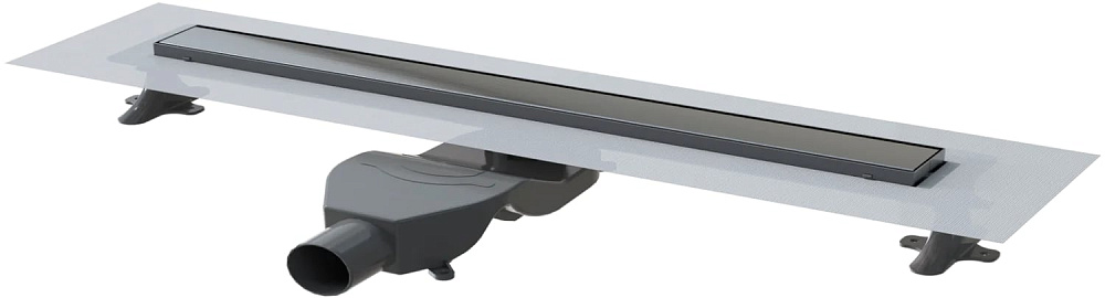 Душевой трап (лоток) Boheme Premium Linear 80 см, gun metal
