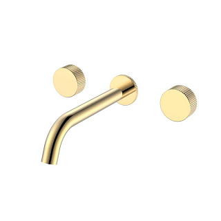 Смеситель для раковины Boheme Stick linea 152-2-G.3 С ВНУТРЕННЕЙ ЧАСТЬЮ, gold
